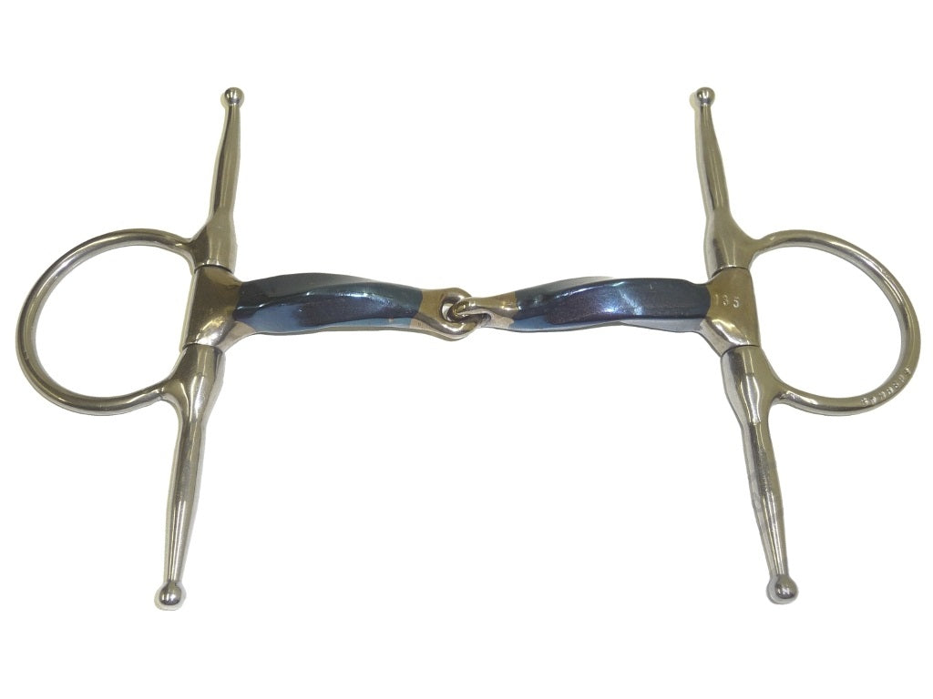 Bombers Full Cheek Snaffle Square Twist - TATO'S MALLETS