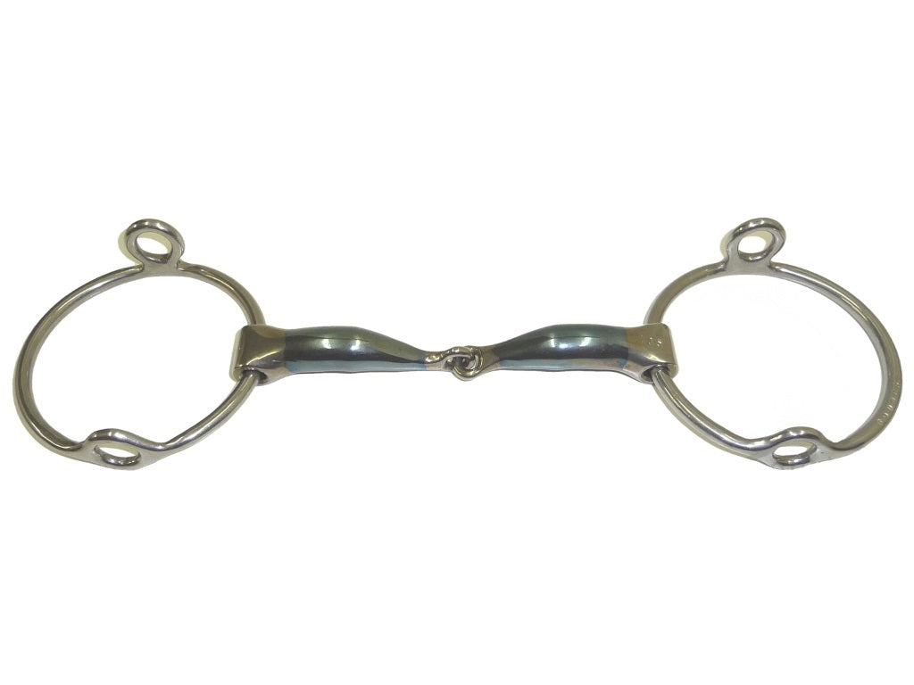 Bombers Medium Ring Gag Snaffle - TATO'S MALLETS