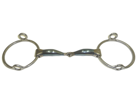 Bombers Medium Ring Gag Snaffle - TATO'S MALLETS