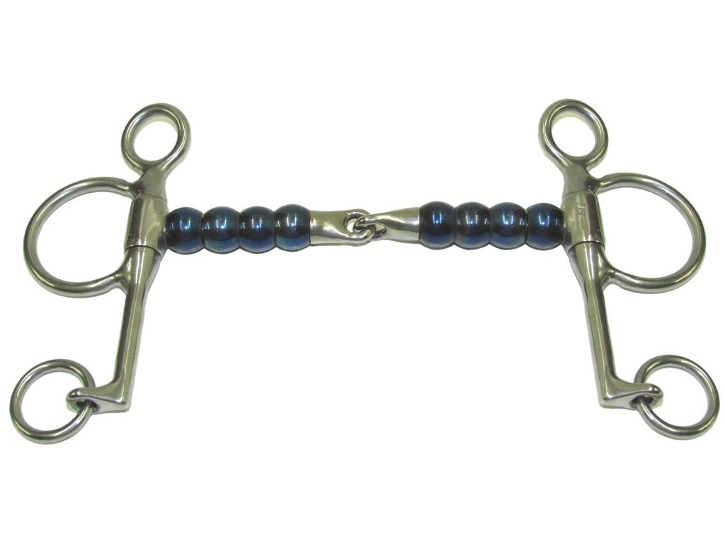 Bombers Pelham Cherry Roller Snaffle - TATO'S MALLETS