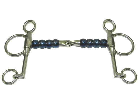 Bombers Pelham Cherry Roller Snaffle - TATO'S MALLETS